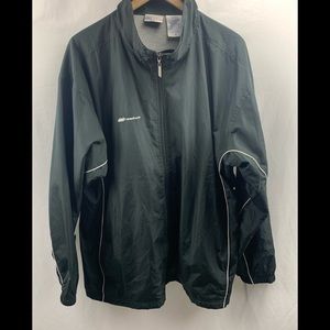 Black Reebok men’s Zip up Jacket Size xl
